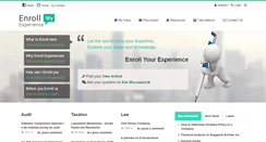 Desktop Screenshot of enrollmyexperience.com